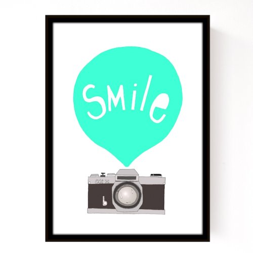 Affiche Smile Menthe